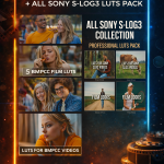BMPCC 4K/6K LUTs Pack (5 Sets) + Sony S‑Log3 Complete LUT Bundle – Rec709 Conversion & Cinematic Film Looks for Blackmagic Pocket and Sony Cameras (Digital Download)